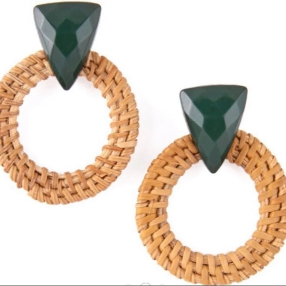 CeCe Woven Hoop Earrings